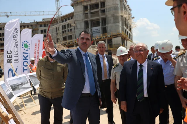 Bakanlar Güler ve Kurum'dan Ay Yıldız Yerleşkesine Özel İnceleme