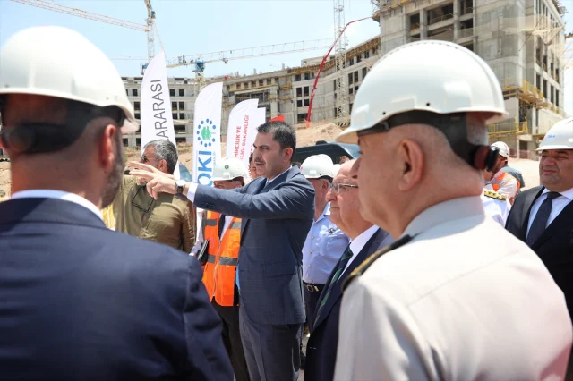 Bakanlar Güler ve Kurum'dan Ay Yıldız Yerleşkesine Özel İnceleme