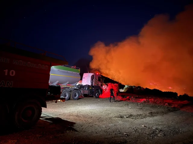 Balıkesir'in Kalbinde Çıkan Orman Yangınına Hızla Müdahale Ediliyor