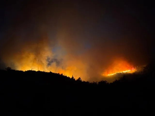 Balıkesir'in Kalbinde Çıkan Orman Yangınına Hızla Müdahale Ediliyor
