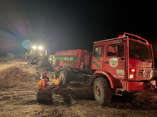 Balıkesir'in Kalbinde Çıkan Orman Yangınına Hızla Müdahale Ediliyor
