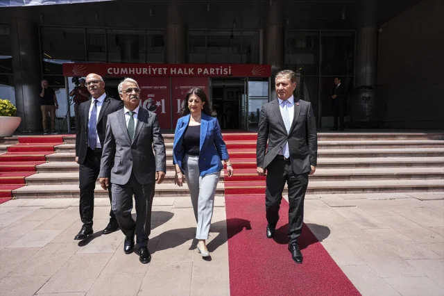 CHP Lideri Özgür Özel ve DEM Parti Heyeti Arasında Önemli Görüşme