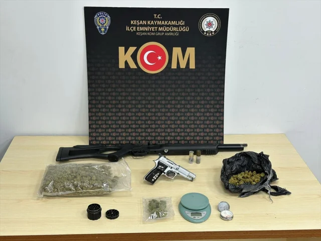 Edirne'de Uyuşturucu Operasyonu Zanlısı Gözaltında