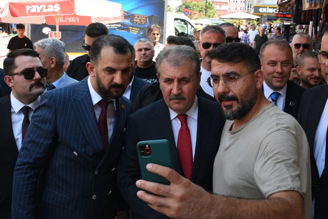 Mustafa Destici Samsun'da Teröre Karşı Açıklamalarda Bulundu