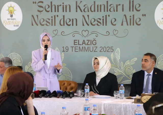 Bakan Göktaş Elazığ'da Aile ve Kadın İçin Güçlü Mesajlar Verdi