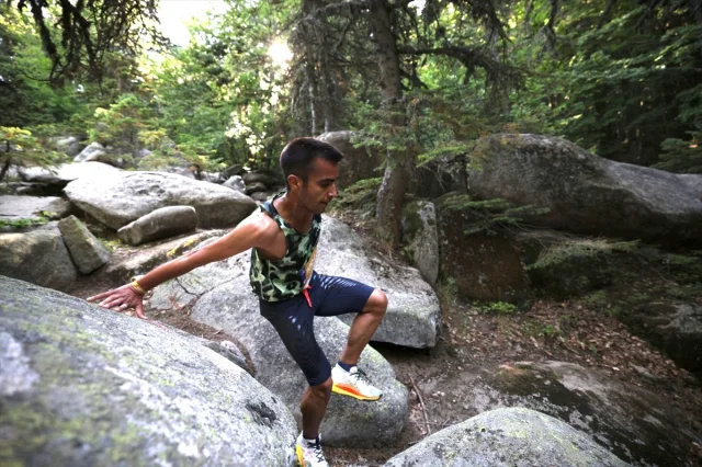 Uludağ'da Adrenalin Dolu Anlar: Ultra Trail Başladı