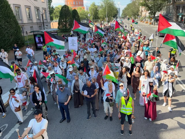 İsveç'te İsrail Karşıtı Protestolar Büyüyor