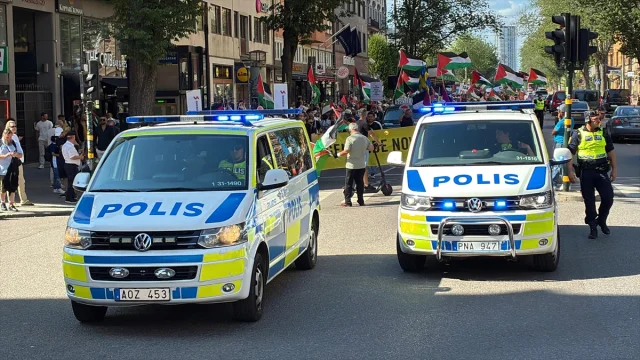 İsveç'te İsrail Karşıtı Protestolar Büyüyor