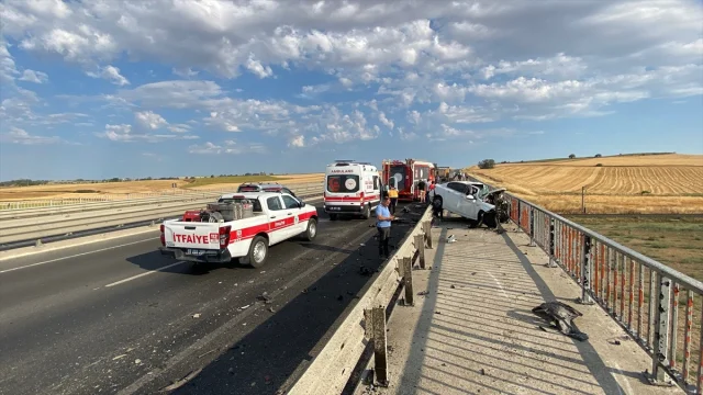 Tekirdağ'da Trajik Kaza: Otomobil Sürücüsü Hayatını Kaybetti