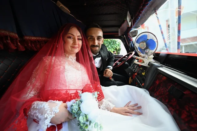 Düzce’de Dikkat Çeken Düğün Kamyonu Rotalarıyla İlgi Çekti