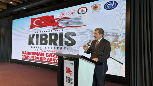 Kıbrıs Barış Harekatı'nın 51. Yılında Gaziler Samsun'da Bir Araya Geldi