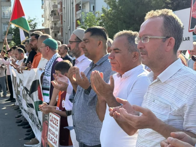 Mardin'de İsrail'e Karşı Ses Yükseldi: Gazze'ye Destek Etkinliği