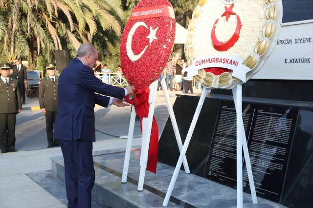Erdoğan'dan KKTC Ziyaretinde Anlamlı Tören