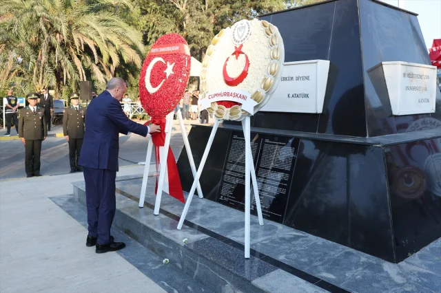 Erdoğan'dan KKTC Ziyaretinde Anlamlı Tören