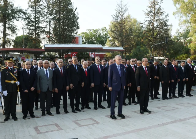 Erdoğan'dan KKTC Ziyaretinde Anlamlı Tören