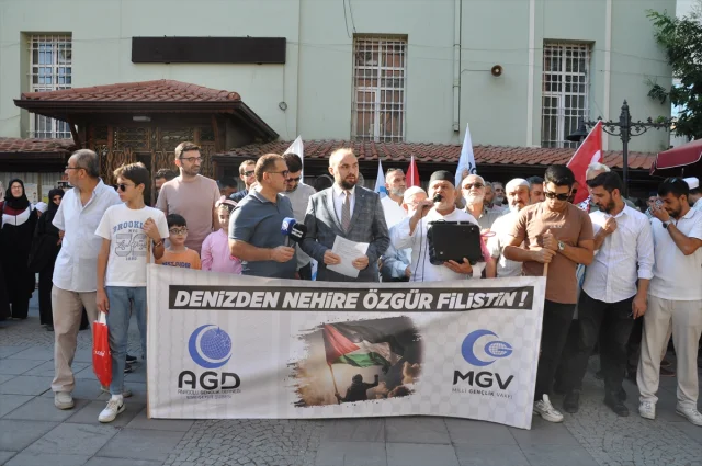 Eskişehir'de Gazze'ye Destek Protesto Gösterisi