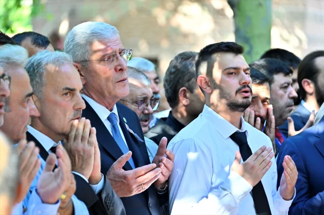 İYİ Parti Lideri Dervişoğlu, Ülkü Ocakları Eski Genel Başkanı Batu'yu Uğurladı