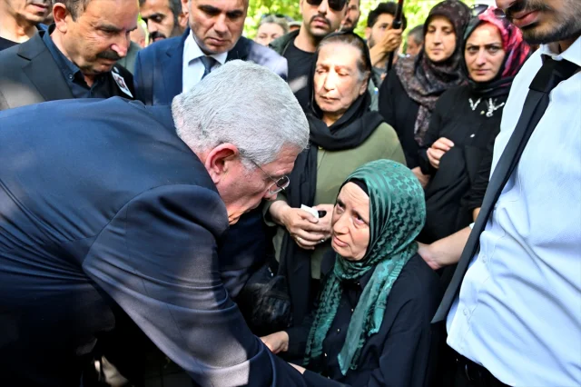 İYİ Parti Lideri Dervişoğlu, Ülkü Ocakları Eski Genel Başkanı Batu'yu Uğurladı