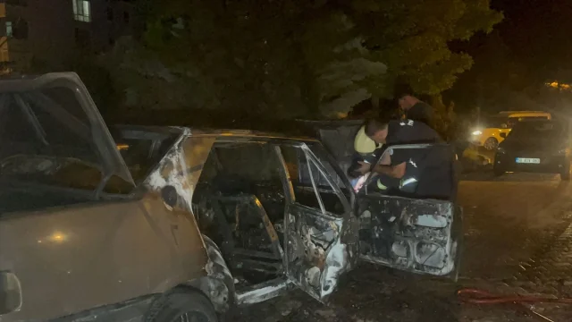 Nevşehir'de Araç Yangını Korkuttu