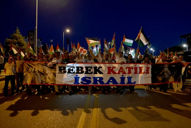 Ankara'da İsrail'in Gazze Politikalarına Karşı Yoğun Protesto