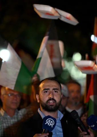 Ankara'da İsrail'in Gazze Politikalarına Karşı Yoğun Protesto