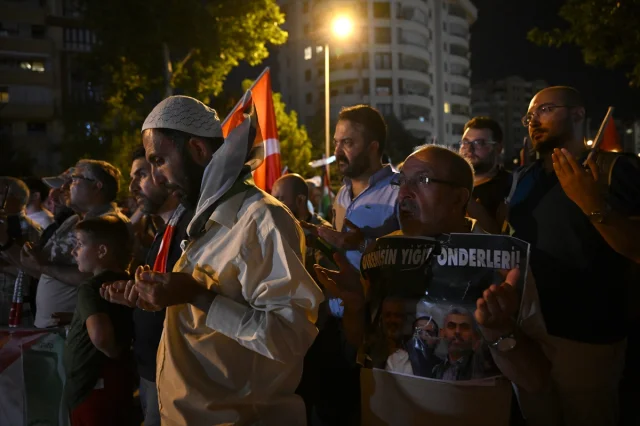 Ankara'da İsrail'in Gazze Politikalarına Karşı Yoğun Protesto