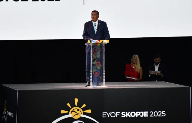 2025 Avrupa Gençlik Olimpik Festivali Muhteşem Bir Açılışla Üsküp'te Başladı