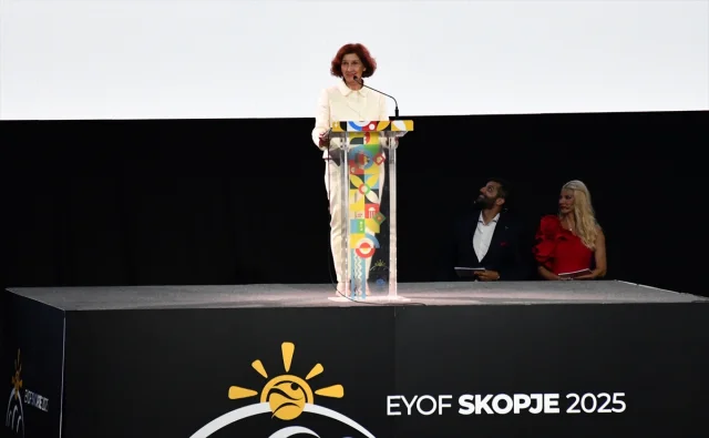 2025 Avrupa Gençlik Olimpik Festivali Muhteşem Bir Açılışla Üsküp'te Başladı