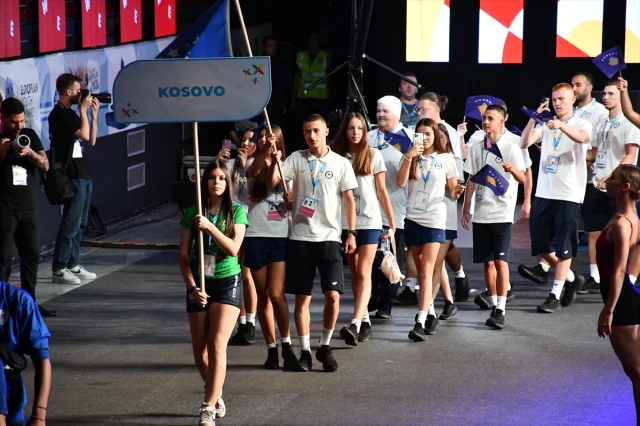 2025 Avrupa Gençlik Olimpik Festivali Muhteşem Bir Açılışla Üsküp'te Başladı
