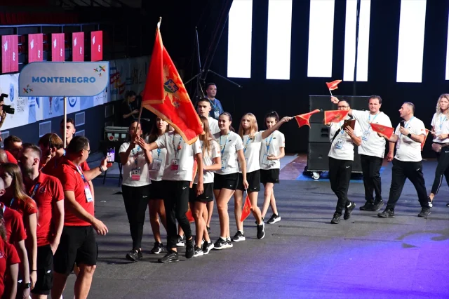 2025 Avrupa Gençlik Olimpik Festivali Muhteşem Bir Açılışla Üsküp'te Başladı