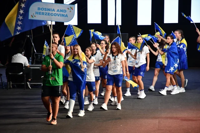 2025 Avrupa Gençlik Olimpik Festivali Muhteşem Bir Açılışla Üsküp'te Başladı