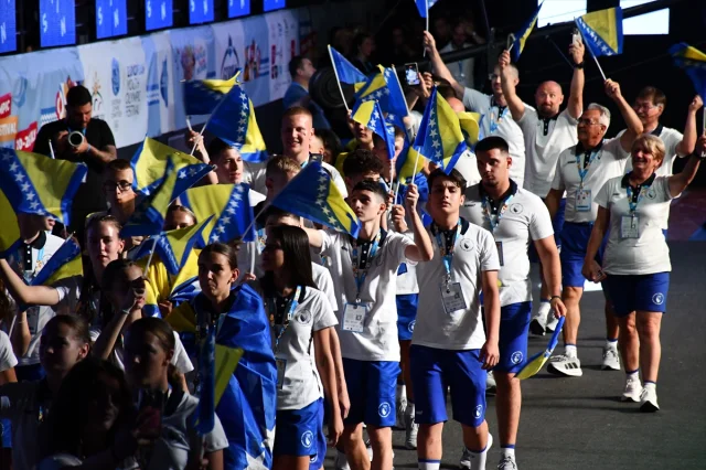 2025 Avrupa Gençlik Olimpik Festivali Muhteşem Bir Açılışla Üsküp'te Başladı