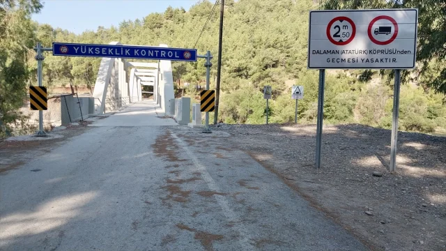 Muğla'daki Tarihi Atatürk Köprüsü Yeniden Hayat Buldu