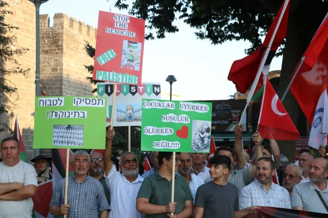 Kayseri'de İsrail'in Filistin'e Yönelik Saldırılarına Tepki