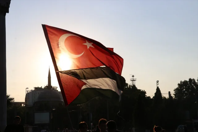 Kayseri'de İsrail'in Filistin'e Yönelik Saldırılarına Tepki