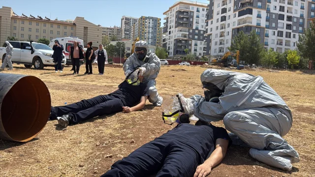 Siirt'te Kapsamlı KBRN Tatbikatı Gerçekleştirildi