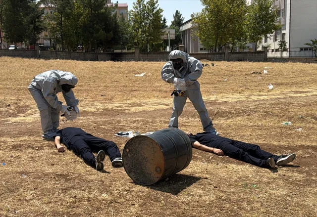 Siirt'te Kapsamlı KBRN Tatbikatı Gerçekleştirildi