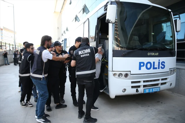 Bursa'da Suç Şebekesi 'Çetkinler' Operasyonla Çökertildi
