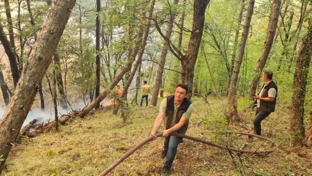 Karabük'te Orman Yangınıyla Mücadelede Seferberlik
