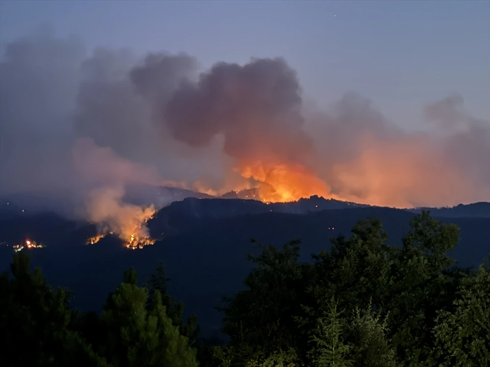 Eskişehir'de Orman Yangınına Müdahale Yoğun Bir Şekilde Devam Ediyor