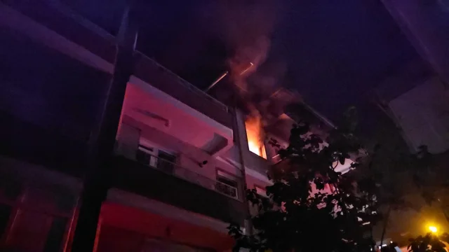 Çorum'da Çıkan Yangın Paniğe Sebep Oldu Az Kalsın Can Kaybı Yaşanıyordu
