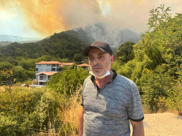 Sakarya'da Orman Yangını Kontrol Altına Alınmaya Çalışılıyor