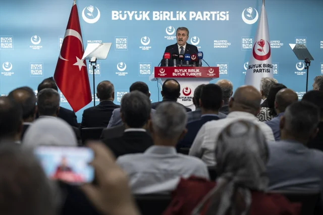 BBP Genel Başkanı Destici'den İsrail'e Sert Tepki