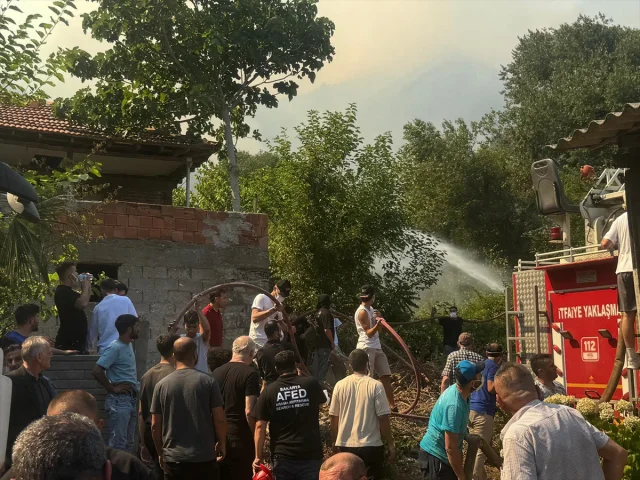 Sakarya'da Orman Yangını Kontrol Altına Alınmaya Çalışılıyor