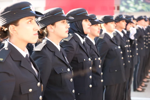 297 Kadın Polis Yozgat'tan Mezun Oldu Görevlerine Hazır
