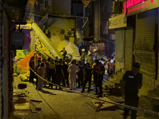 Beyoğlu'nda Patlama Sonrası Bina Çöktü: Olayın Detayları