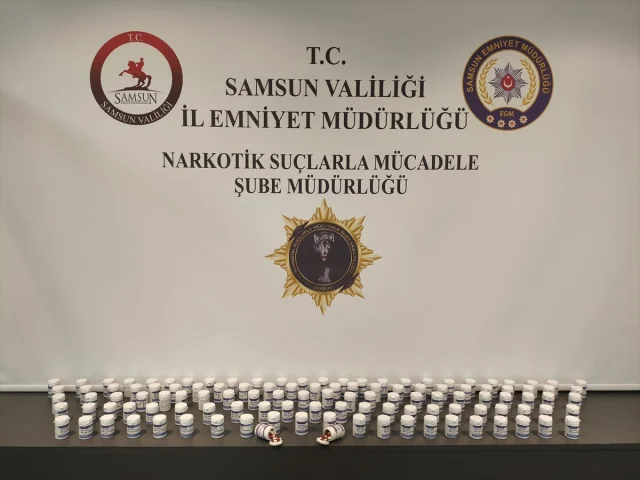 Samsun’da Büyük Operasyon: Binlerce Sentetik Ecza Hapı Ele G...