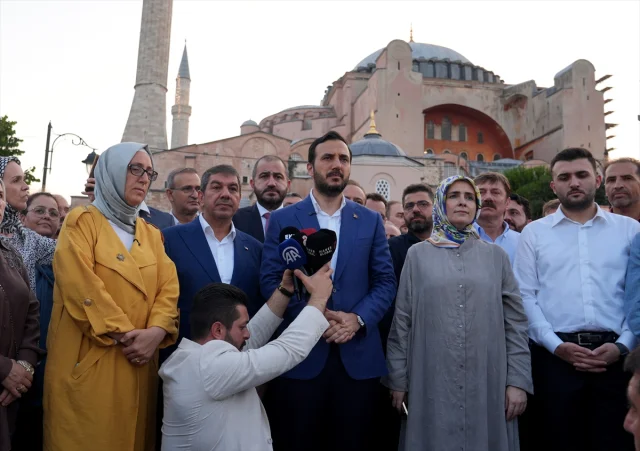 Ayasofya'nın İbadete Açılışının Beşinci Yıl Dönümü İle Birlikte Dualar Edildi