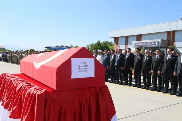 Şehit Üsteğmen Tuğrul Özsu'ya Veda