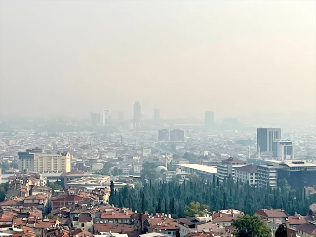 Bilecik Orman Yangını Bursa'yı Duman Altında Bıraktı